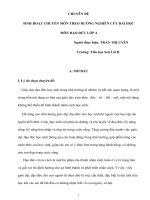 (SKKN HAY NHẤT) CHUYÊN đề SINH HOẠT CHUYÊN môn THEO HƯỚNG NGHIÊN cứu bài học môn đạo đức lớp 4 