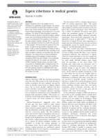 digenic inheritance in medical genetics 