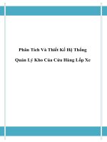 Đồ án tốt nghiệp   phân tích thiết kế hệ thống   quản lý kho của cửa hàng lốp xe 