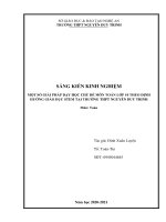 (SKKN HAY NHẤT) một số giải pháp dạy học chủ đề môn toán lớp 10 theo định hướng giáo dục STEM tại trường THPT nguyễn duy trinh 