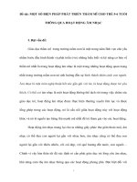 (SKKN HAY NHẤT) một số biện pháp phát triển thẩm mĩ cho trẻ 5 6 tuổi thông qua hoạt động âm nhạc 