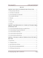 Ứng dụng vi sinh vật trong sản xuất lên men đậu nành 