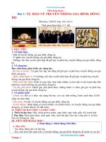 (SKKN HAY NHẤT) giáo án GDCD 6 bài 1 tự hào về truyền thống gia đình dòng họ sách chân trời sáng tạo 