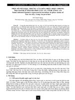 Một số nét đặc trưng văn hóa biểu hiện trong địa danh ở thành phố tân an, tỉnh long an 