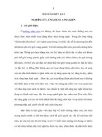 (SKKN HAY NHẤT) một số giải pháp nâng cao chất lượng cho trẻ mẫu giáo 4 – 5 tuổi khám phá khoa học 
