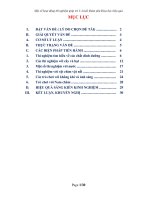 Tài liệu Một số hoạt động thí nghiệm giúp trẻ 3-4 tuổi khám phá khoa học