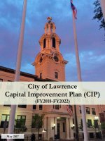 Capital Improvement Plan from Fiscal Year 2018 to 2022 (PDF)