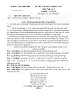 ĐỀ THI THỬ vào lớp 10 môn NGỮ văn năm 2022   2023 đề số  (65) 