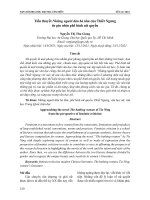 Tiểu thuyết những người đàn bà tắm của thiết ngưng từ góc nhìn phê bình nữ quyền 