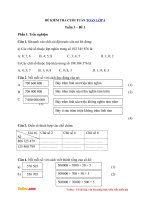 de kiem tra toan cuoi tuan lop 4 tuan 3 de 1 