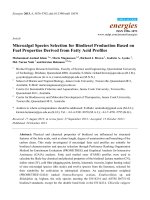 microalgal species selection for biodiesel production based on fuel properties derived from fatty acid profiles 