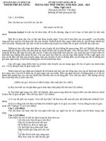 ĐỀ THI THỬ vào lớp 10 môn NGỮ văn năm 2022   2023 đề số  (64) 