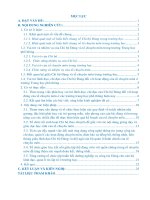 (SKKN HAY NHẤT) những biện pháp phát huy vai trò lãnh đạo, chỉ đạo của chi bộ đảng để nâng cao chất lượng hoạt động ở tổ chuyên môn trường trung học phổ thông 