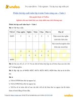 phieu bai tap cuoi tuan lop 4 mon toan nang cao tuan 1 