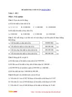 de kiem tra toan cuoi tuan lop 4 tuan 3 de 2 