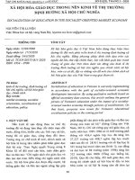 Xã hội hóa giáo dục trong nền kinh tế thị trường định hướng xã hội chủ nghĩa  