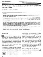 Nhu cầu về dịch vụ công tác xã hội của người bệnh nội trú tại bệnh viện hữu nghị việt đức 