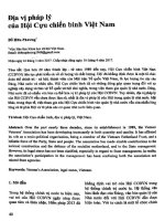 Địa vị pháp lý của hội cựu chiến binh việt nam 