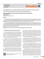 Các nhân tố tác động đến hoạt động sản xuất kinh doanh của tập đoàn dầu khí việt nam trong năm 2022 