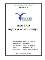 BÁO cáo THỰC tập DOANH NGHIỆP 1   công ty cổ phần ui logistics 