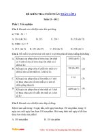 de kiem tra toan cuoi tuan lop 4 tuan 15 de 2 