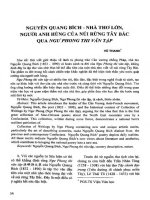 Nguyễn quang bích   nhà thơ lớn, người anh hùng của núi rừng tây bắc qua ngư phong thi văn tập 