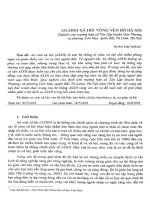 An sinh xã hội vùng ven đô hà nội (nghiên cứu trường hợp xã tân lập, huyện đan phượng và phường liên mạc, quận bắc từ liêm, hà nội 