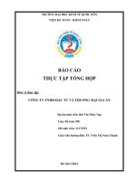 Tổ chức bộ máy kế toán và hệ thống kế toán tại Công ty TNHH đầu tư và thương mại Gia Ân