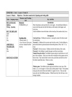 Grade 3 unit 1 lesson 4 period 15 