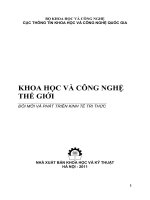 Đổi mới và phát triển kinh tế tri thức khoa học và công nghệ thế giới: Phần 1