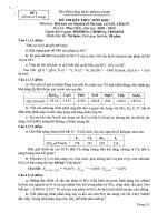 Đề thi kết thúc học phần học kì 1 môn Hóa học các nguyên tố phi kim năm 2018-2019 có đáp án - Trường ĐH Đồng Tháp