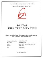 tìm hiểu về thông số kỹ thuật và kiến trúc phần cứng của thiết bị HPE MSA 2050 SAN STORAGE