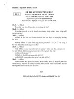 Đề thi kết thúc học phần học kì 1 môn Vật liệu vô cơ năm 2018-2019 có đáp án - Trường ĐH Đồng Tháp