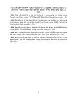 CÁC CHUYÊN ĐỀ MÔN VẬT LÝ ĐẠT GIẢI TẠI HỘI THẢO KHOA HỌC CÁC TRƯỜNG CHUYÊN KHU VỰC DUYÊN HẢI VÀ ĐỒNG BẰNG BẮC BỘ NĂM 2022