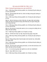 Đề cương môn Giáo dục quốc phòng an ninh ( Phần 1 và 2 ) có đáp án