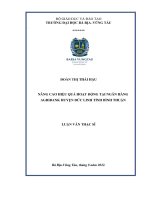 Nâng cao hiệu quả hoạt động tại Ngân hàng Agribank huyện Đức Linh, tỉnh Bình Thuận.pdf