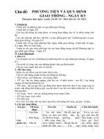 GIÁO ÁN CHỦ ĐỀ PHƯƠNG TIỆN GIAO THÔNG MẪU GIÁO 34 TUỔI