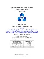 THỜI KÌ QUÁ ĐỘ LÊN CHỦ NGHĨA XÃ H Ộ I Ở VIỆT NAM VÀ VAI TRÒ CỦ A ĐẢNG CỘ NG SẢN VIỆT NAM TRONG LĨNH V ỰC GIÁO DỤC QUA 34 NĂM ĐỔI MỚI