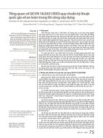 Tổng quan về QCVN 18:2021/BXD quy chuẩn kỹ thuật quốc gia về an toàn trong thi công xây dựng