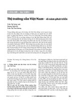 Thị trường vốn Việt Nam - 16 năm phát triển