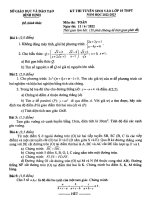 ĐỀ Tuyển sinh vào LỚP 10 MÔN TOÁN chuyên năm 2022  2023 Trường THCS Chuyên Bình Định