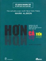 Hơn cả tiền Những Câu Hỏi Mà Mọi Thạc Sĩ Quản Trị Kinh Doanh Cần Trả Lời