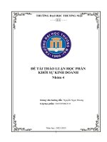 Tiểu luận khởi sự kinh doanh Ý tưởng kinh doanh Túi thêu chữ theo yêu cầu.pdf