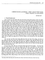 Chính sách lao động - việc làm ở Việt Nam thực trạng và giải pháp.pdf