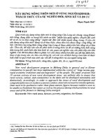 Xây dựng nông thôn mới ở vùng người Khmer Thách thức của sự nghèo đói, sinh kế và di cư.pdf