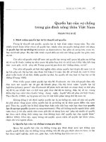 Quyền lực của vợ chồng trong gia đình nông thôn việt nam 