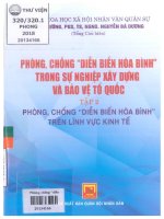 Phòng, chống diễn biến hòa bình trong sự nghiệp xây dựng và bảo vệ tổ quốc sách chuyên khảo  tập 2, phòng, chống diễn biến hòa bình trên lĩnh vực kinh tế 