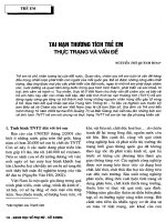 Tai nạn thương tích trẻ em thực trạng và vấn đề 