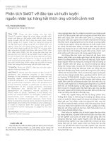 Phân tích SWOT về đào tạo và huấn luyện 