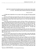 Một số vấn đề về chính sách xã hội cho trẻ dưới 6 tuổi - trường hợp thành phố Hồ Chí Minh.pdf